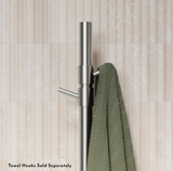 ModiAdjHeatedTowelRail Final View03 HooksClosup SS Disclaimer