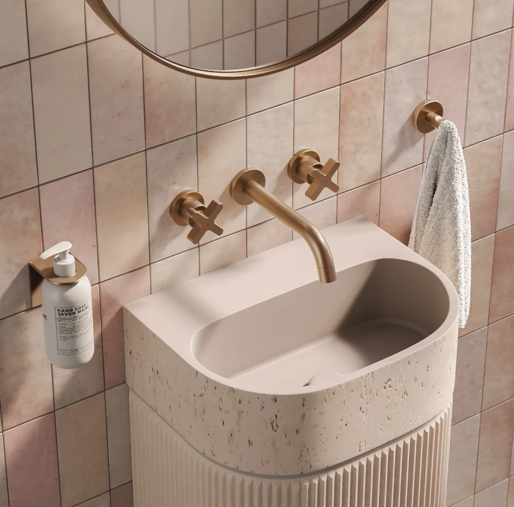 Side%20Angle Nelios%20Pedestal%20Basin%20-%20In%20Setting ALMOND BC