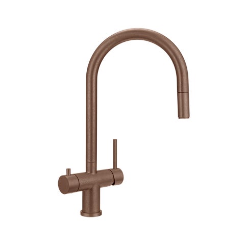 Elysian Commercial 3-Way Pull-Out Filter Tap - Antique Bronze