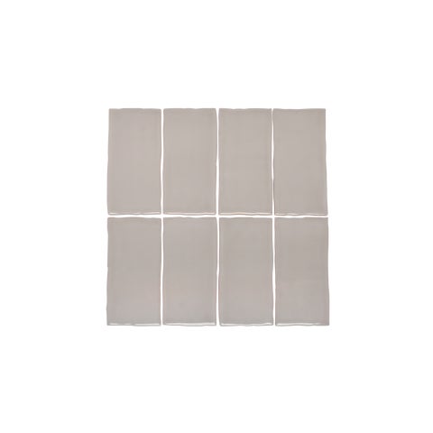 Tropea Natural Edge Rectangle Tile - Dove Grey