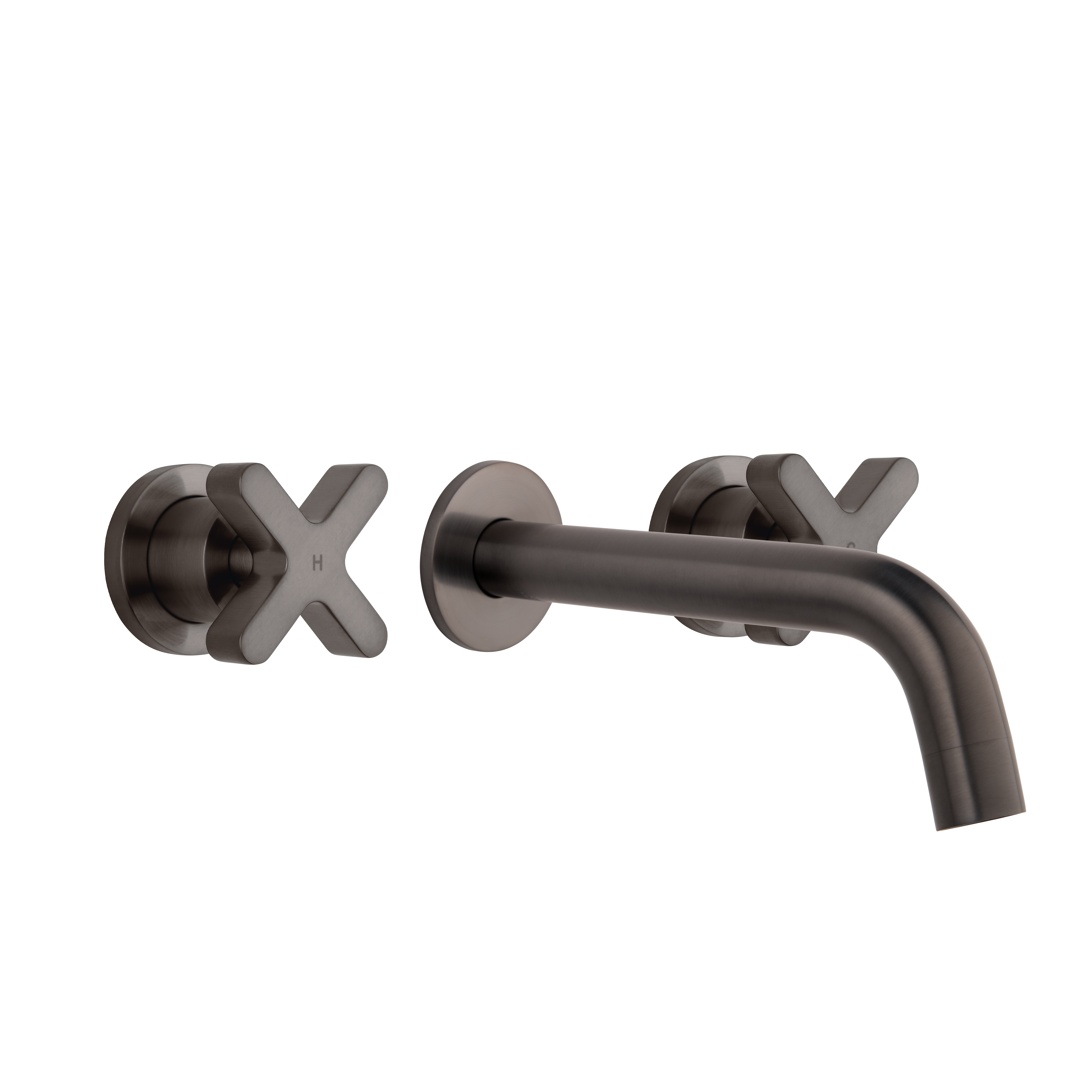 Cross Assembly Mixer Wall Mounted Spout Set GM