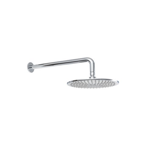 Shower Arm 400mm & Head Set - Chrome