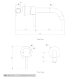 ELYSIAN Minimal Mixer and Spout Set SPEC-01-01