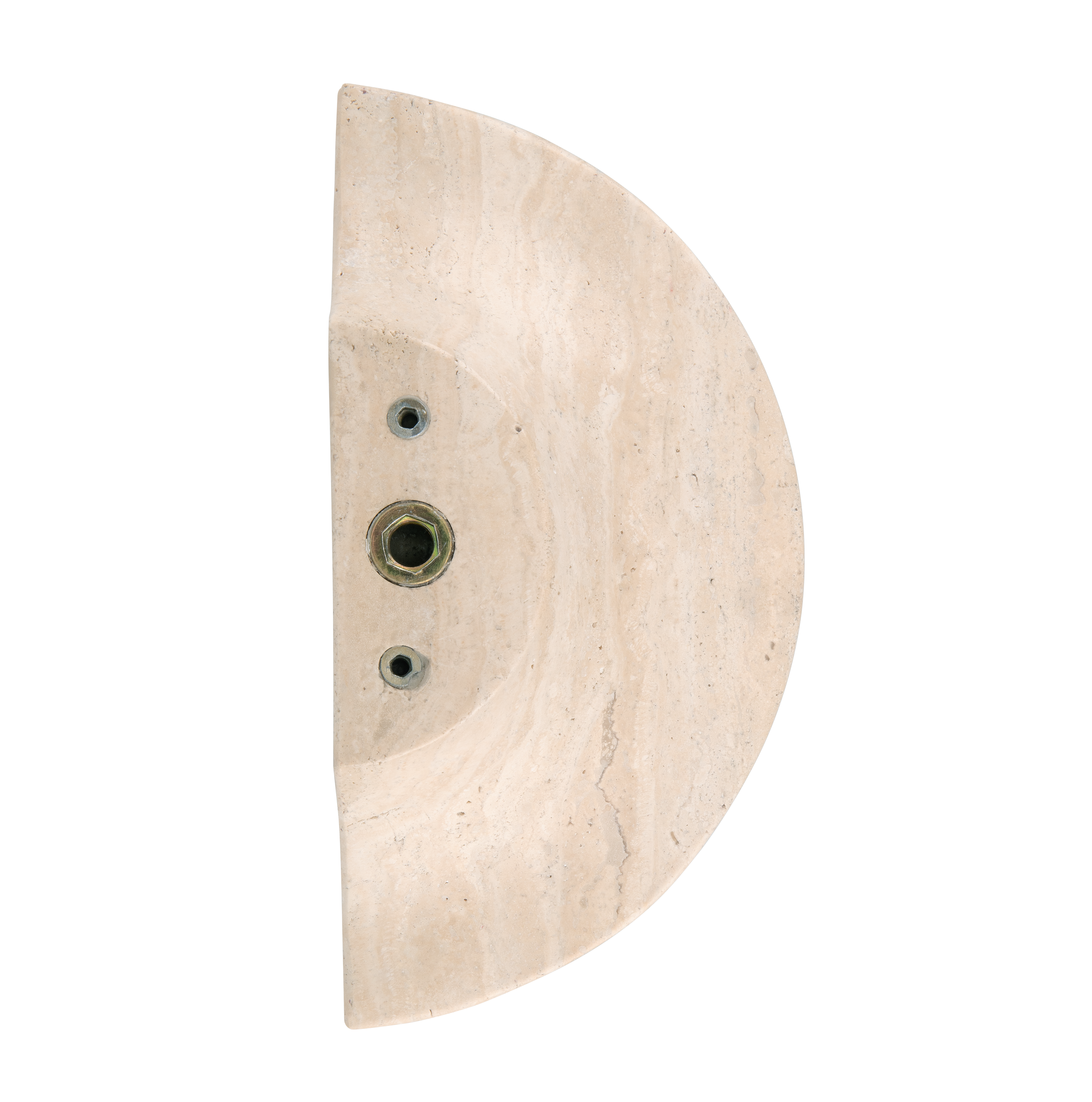 Half Moon EDP Travertine Back