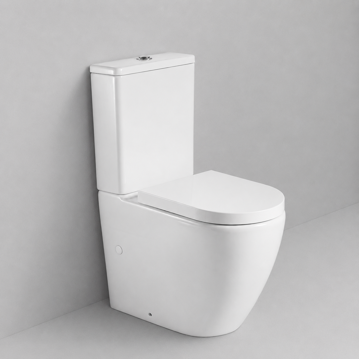 Asher Rimless Back to Wall Toilet Suite