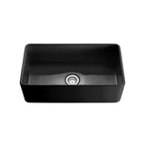 Hartley Large Single Farmhouse Sink Black 5