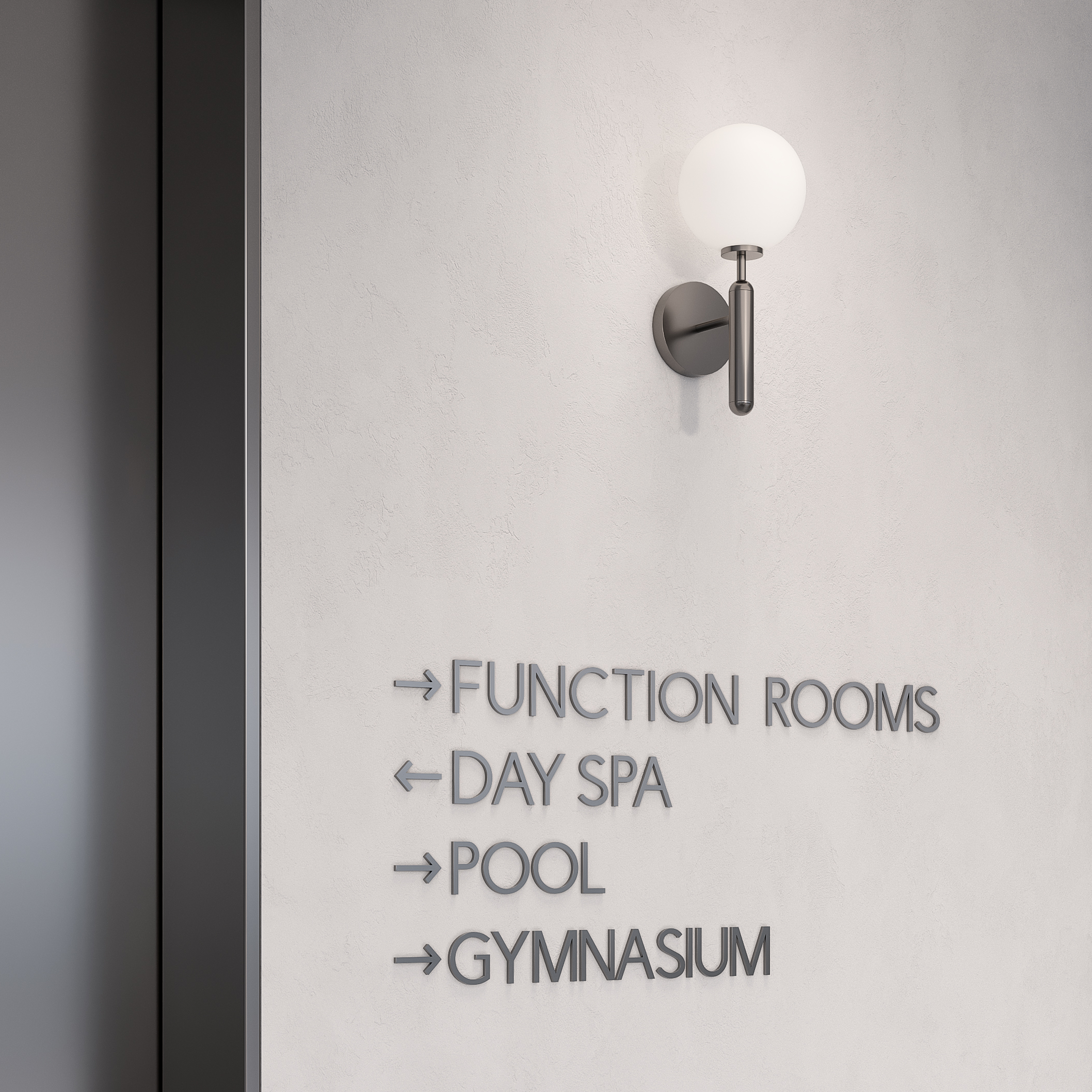 Signage Letters Lobby 2 GM