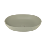 Atelis Oval Concrete Basin SageGreen Concretewaste