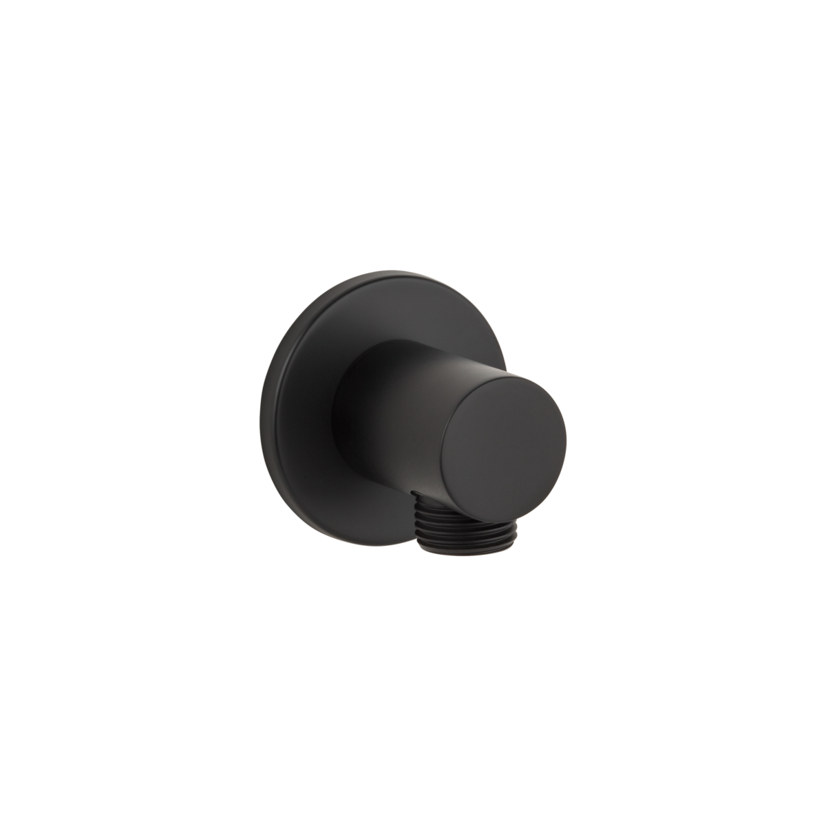Round Shower BP - Matte Black