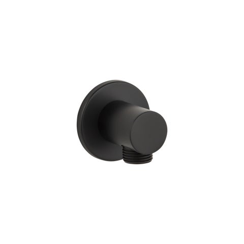 Round Shower BP - Matte Black