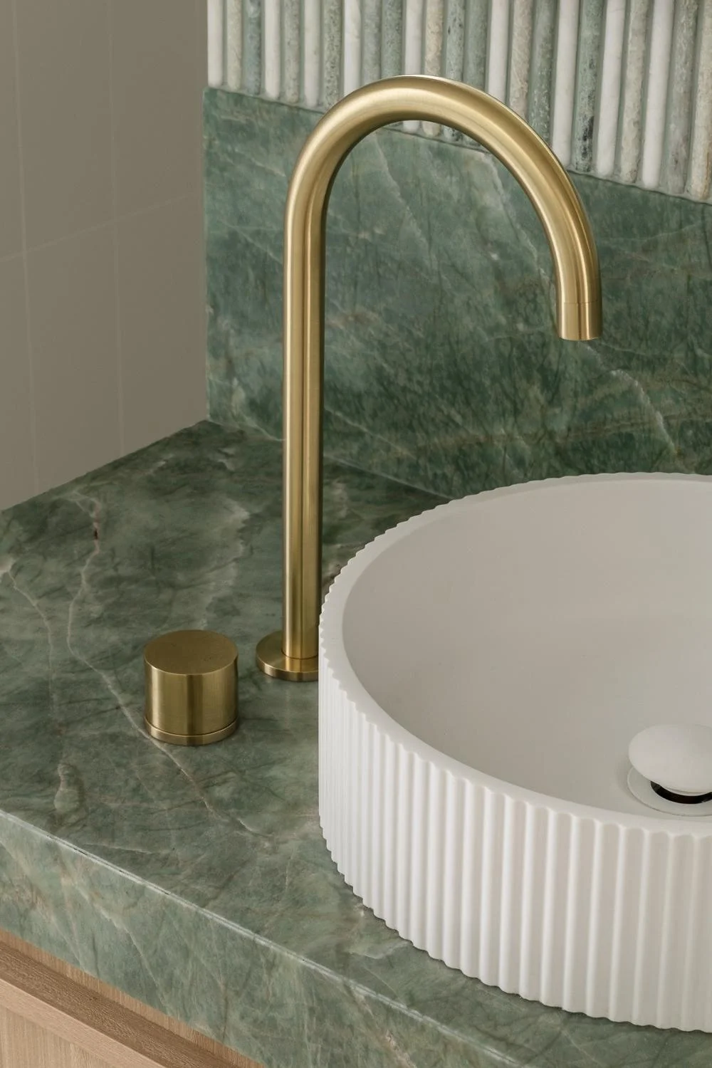 Tile Texture Fluted Finger Tiles Rounded Mosaic Green Marble