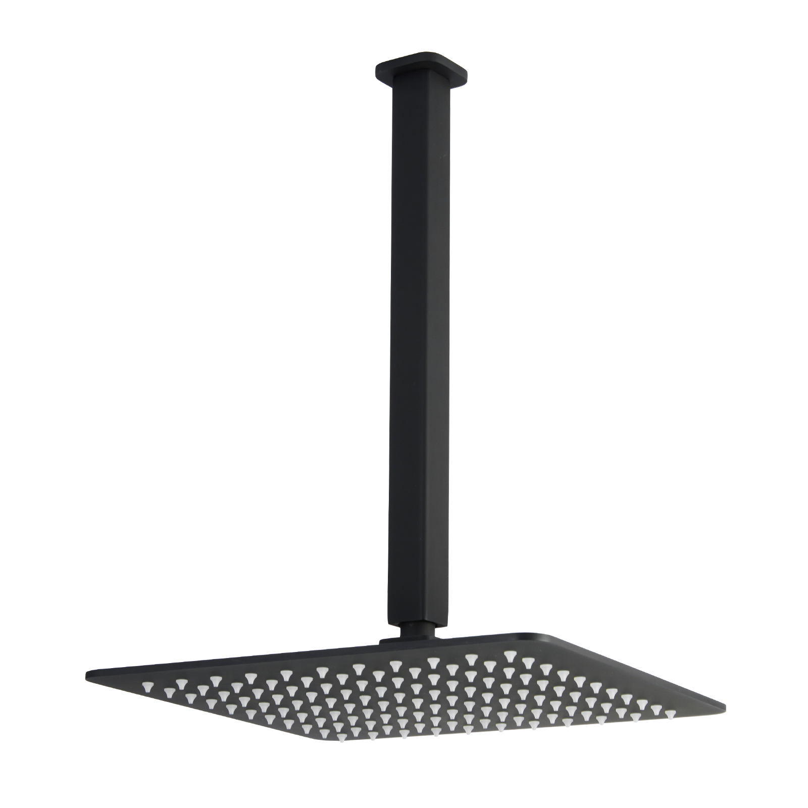 Nesso Shower Dropper & Head Set - Matte Black PVD