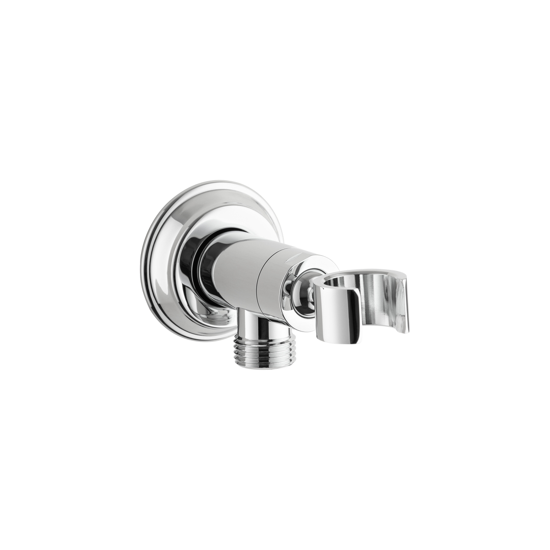 Kingsley Hand Shower Holder & BP - Chrome