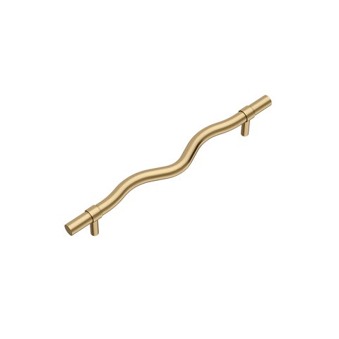 Ziggy Adjustable Cabinetry Pull 250mm - Brushed Brass