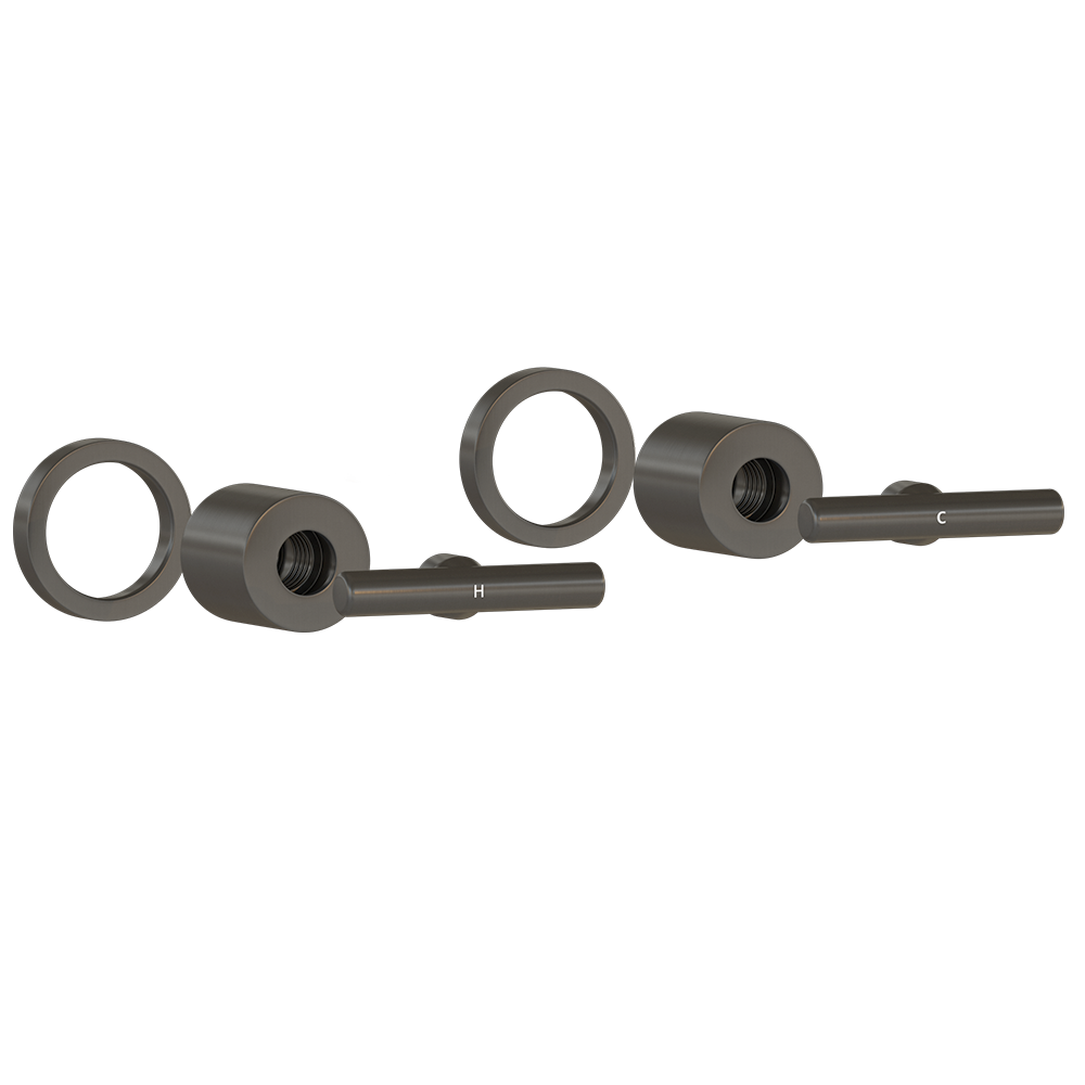 Barre Assembly Handle Kit  Brushed Gunmetal - Feature