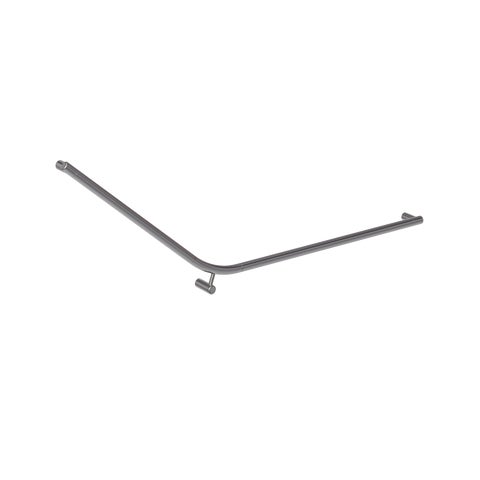 Aliro Accessible 140° Grab Rail - Brushed Gunmetal