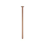 Shower Dropper Extended Round 600mm - Brushed Copper - Feature