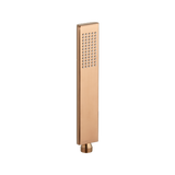 Rounded Rectangle Hand Shower - Brushed Copper - Feature