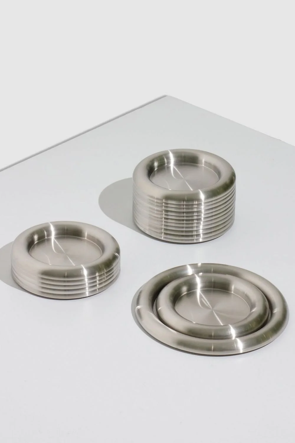 Stainless Steel Applications Plates Saucers Cutlery