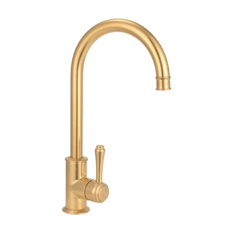 Kingsley Kitchen Mixer - Tumbled Aged Brass