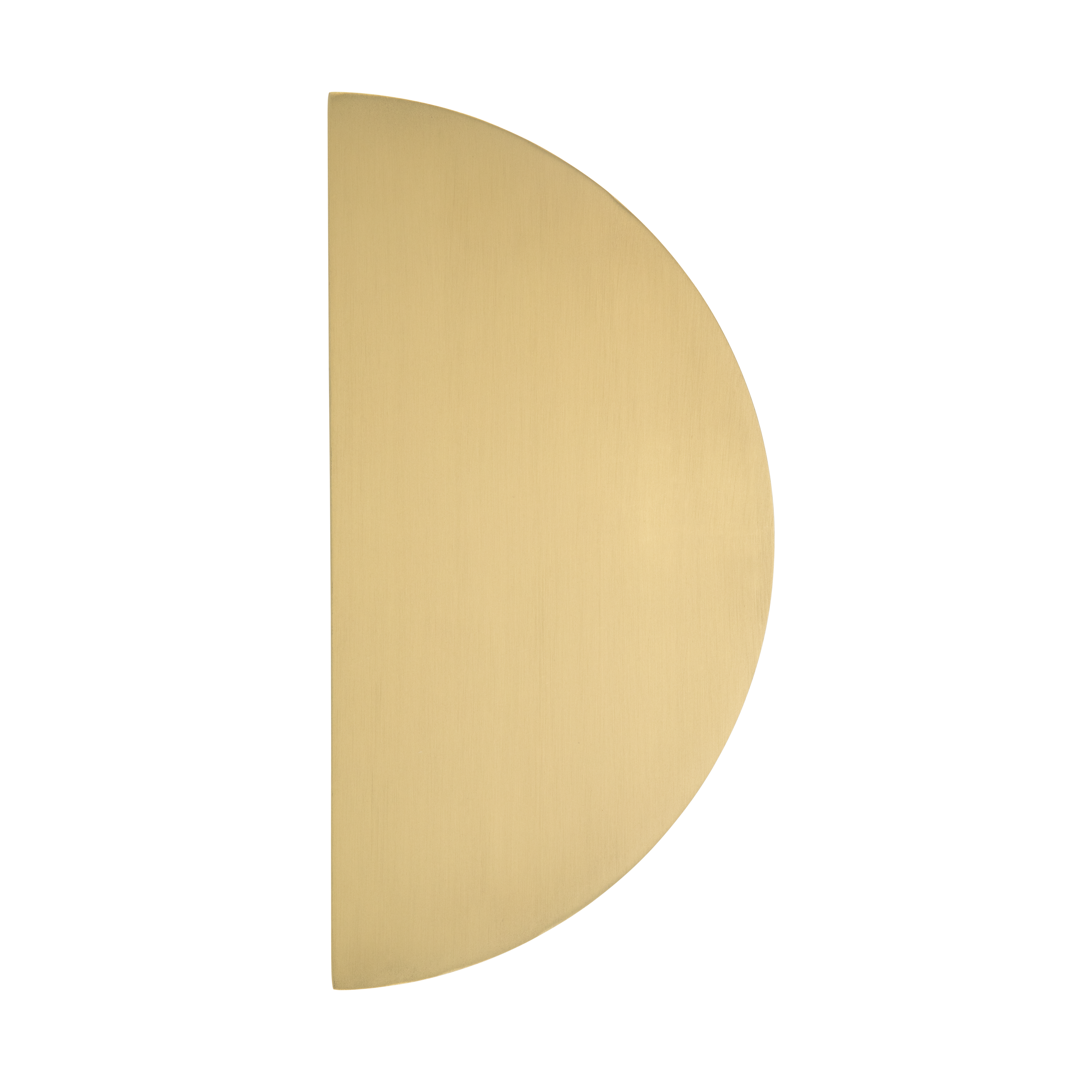 Imes Half Moon Entry Door Pull - Brushed Brass