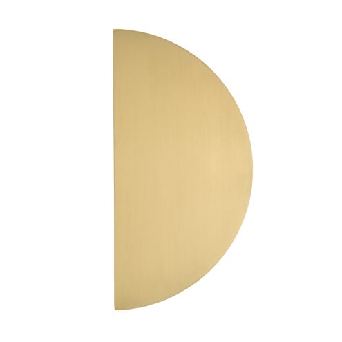 Imes Half Moon Entry Door Pull - Brushed Brass