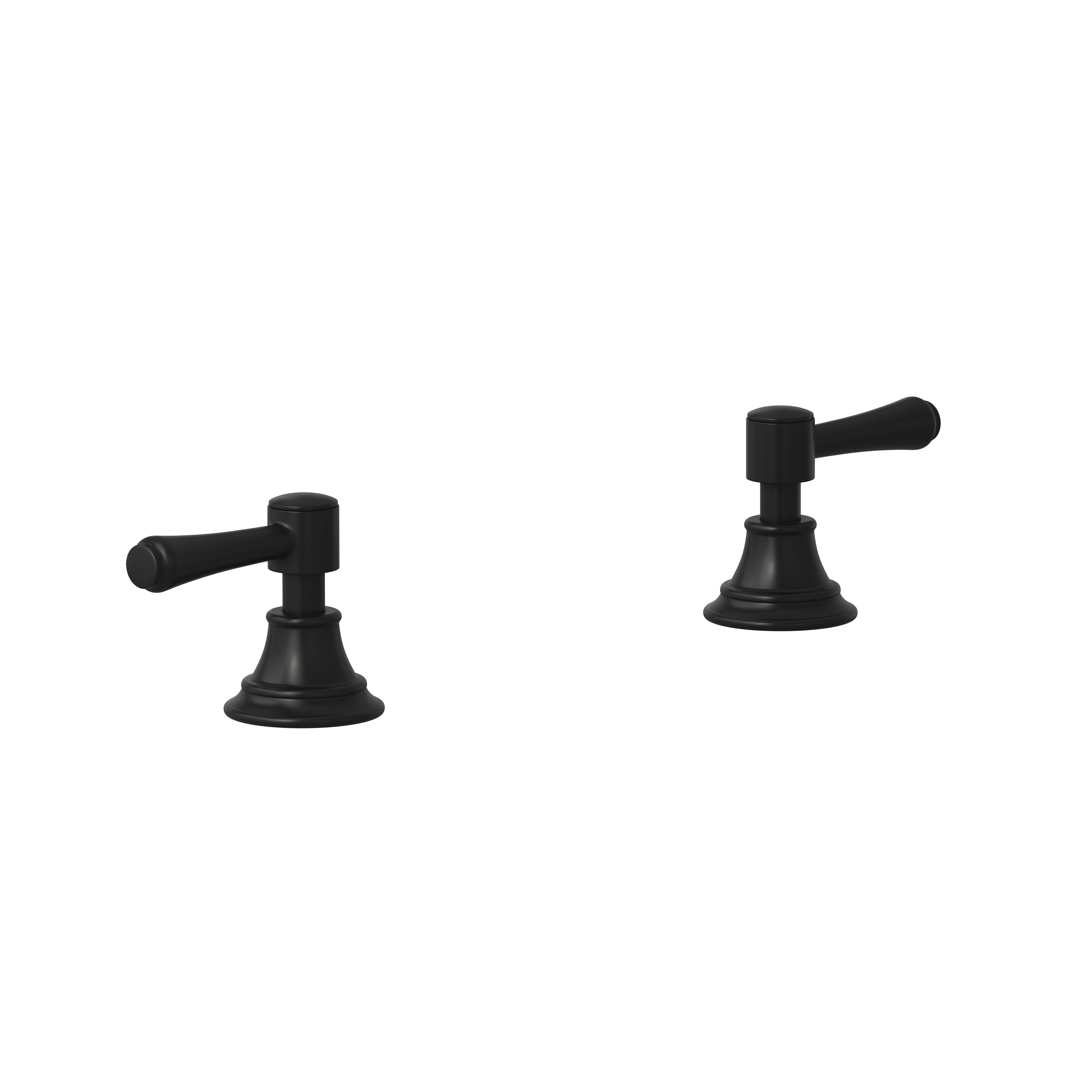 Kingsley Assembly Bench-Mounted Taps - Matte Black