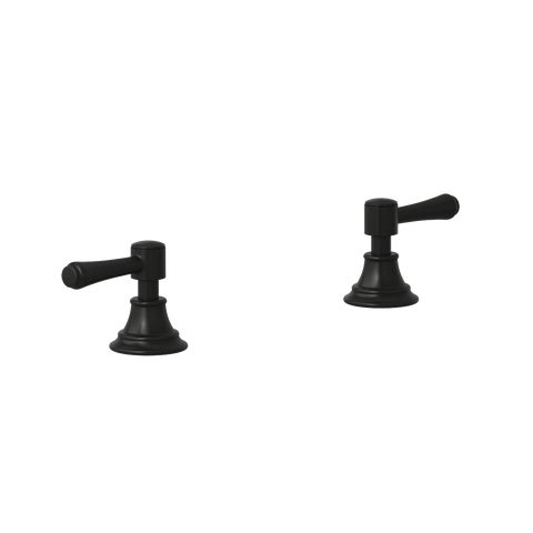 Kingsley Assembly Bench Mounted Taps - Matte Black