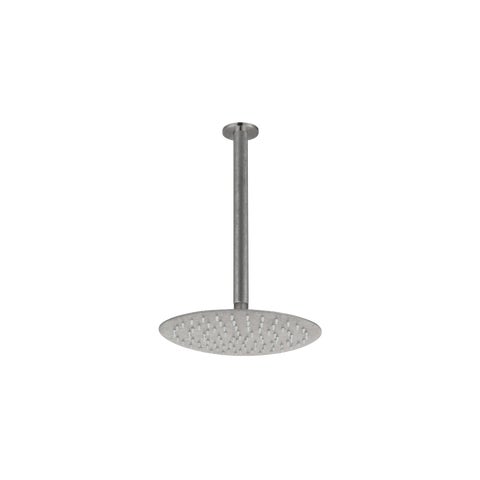 Sola Shower Dropper 300mm & Head Set - Antique Steel
