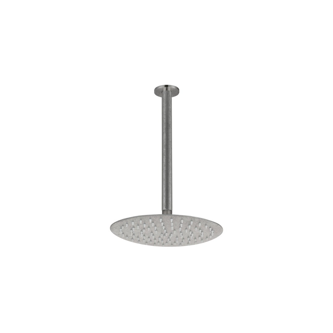 Sola Shower Dropper 300mm & Head Set - Antique Steel