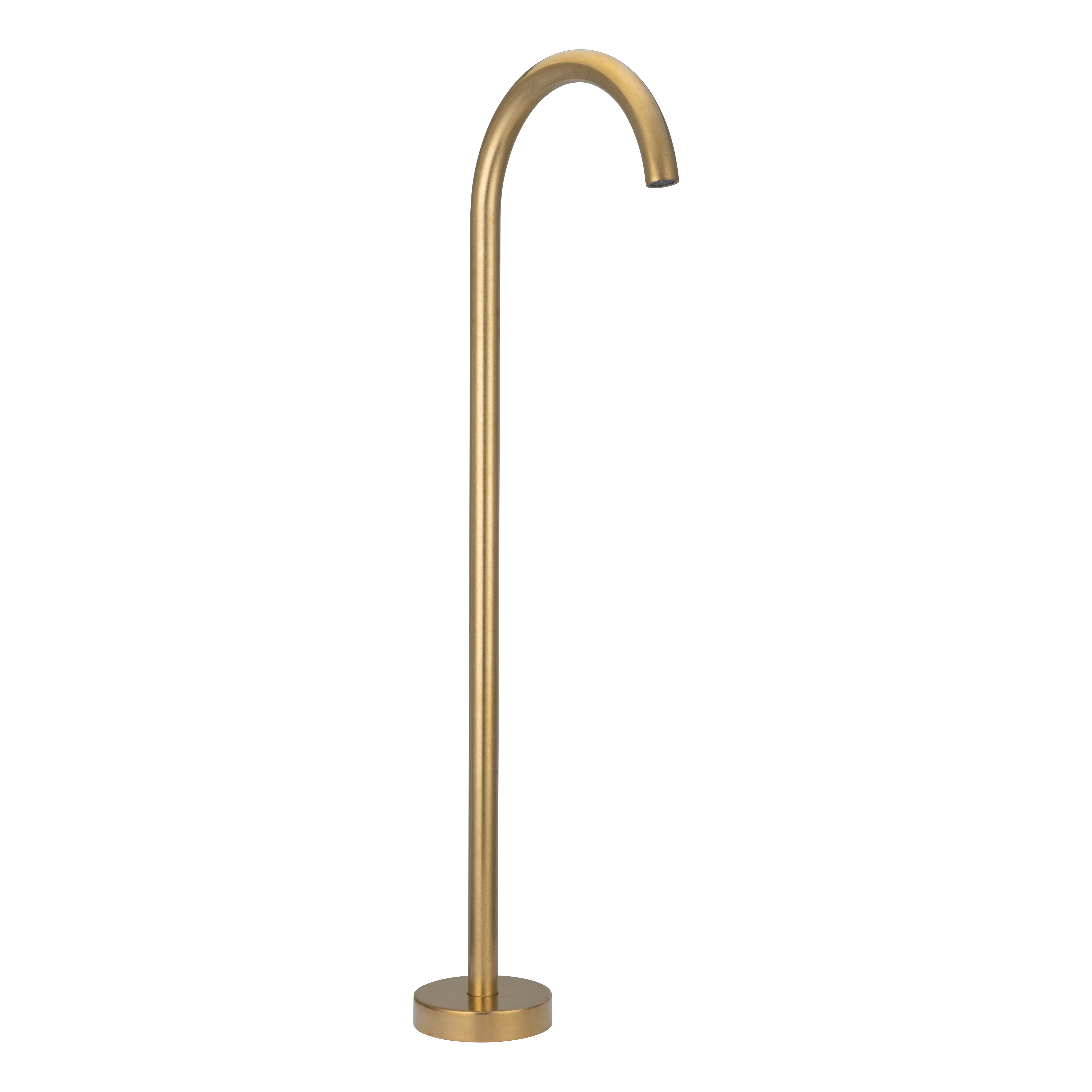 Floor Mounted Bath Filler - Tumbled Aged Brass