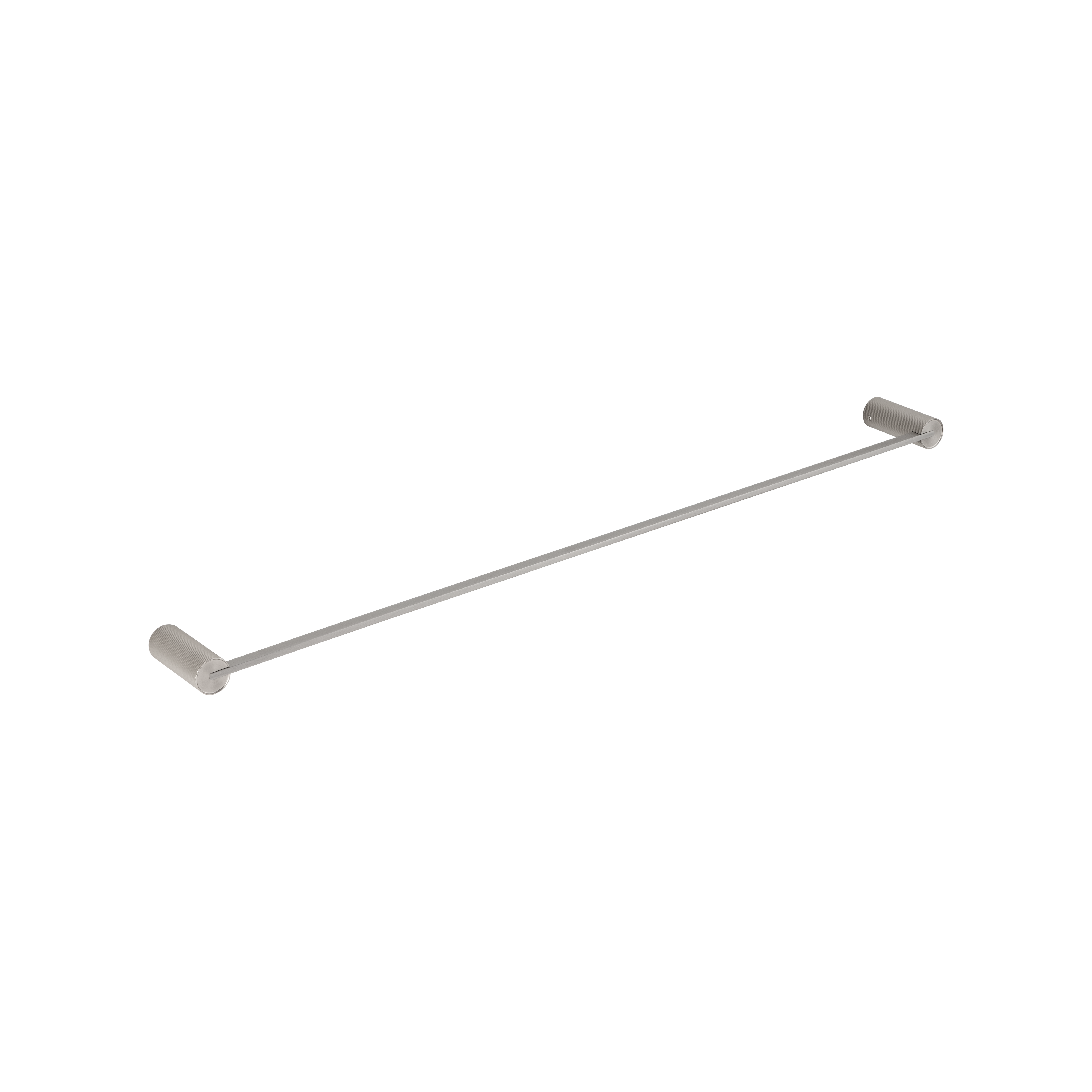 Namika Single Towel Rail - Brushed Nickel