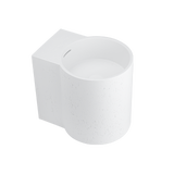 18894-Atelis-Cylinder-Wall-Mounted-Concrete-Basin-Overflow Side White-1