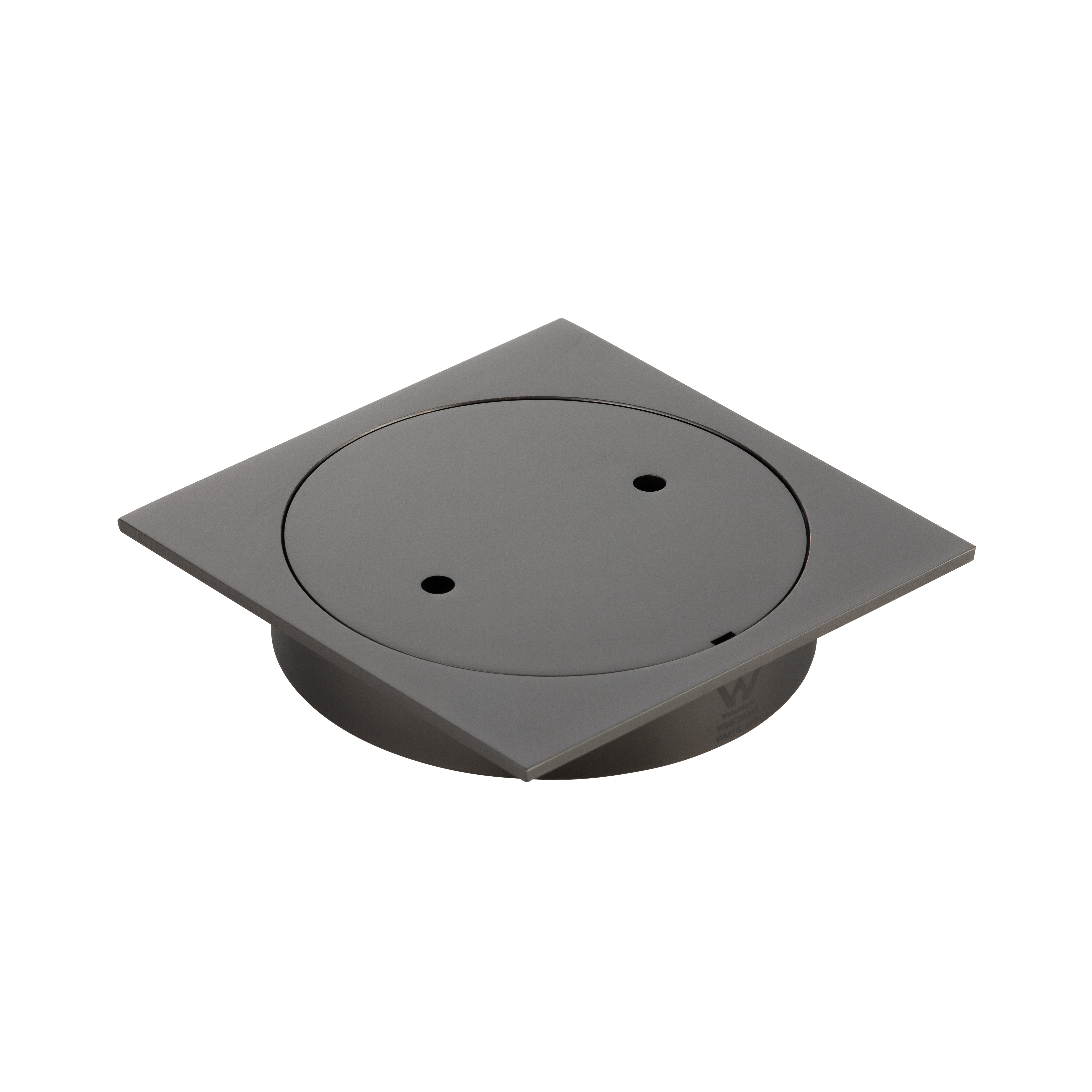 Inspection Outlet Square  - Brushed Gunmetal