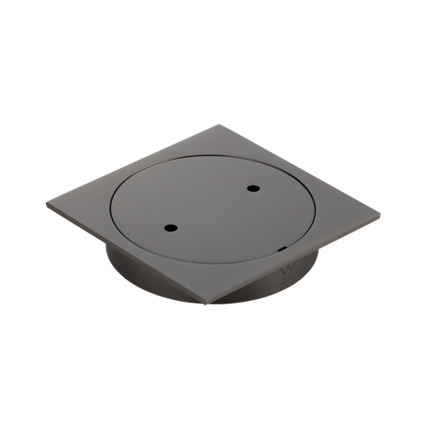 Inspection Outlet Square  - Brushed Gunmetal