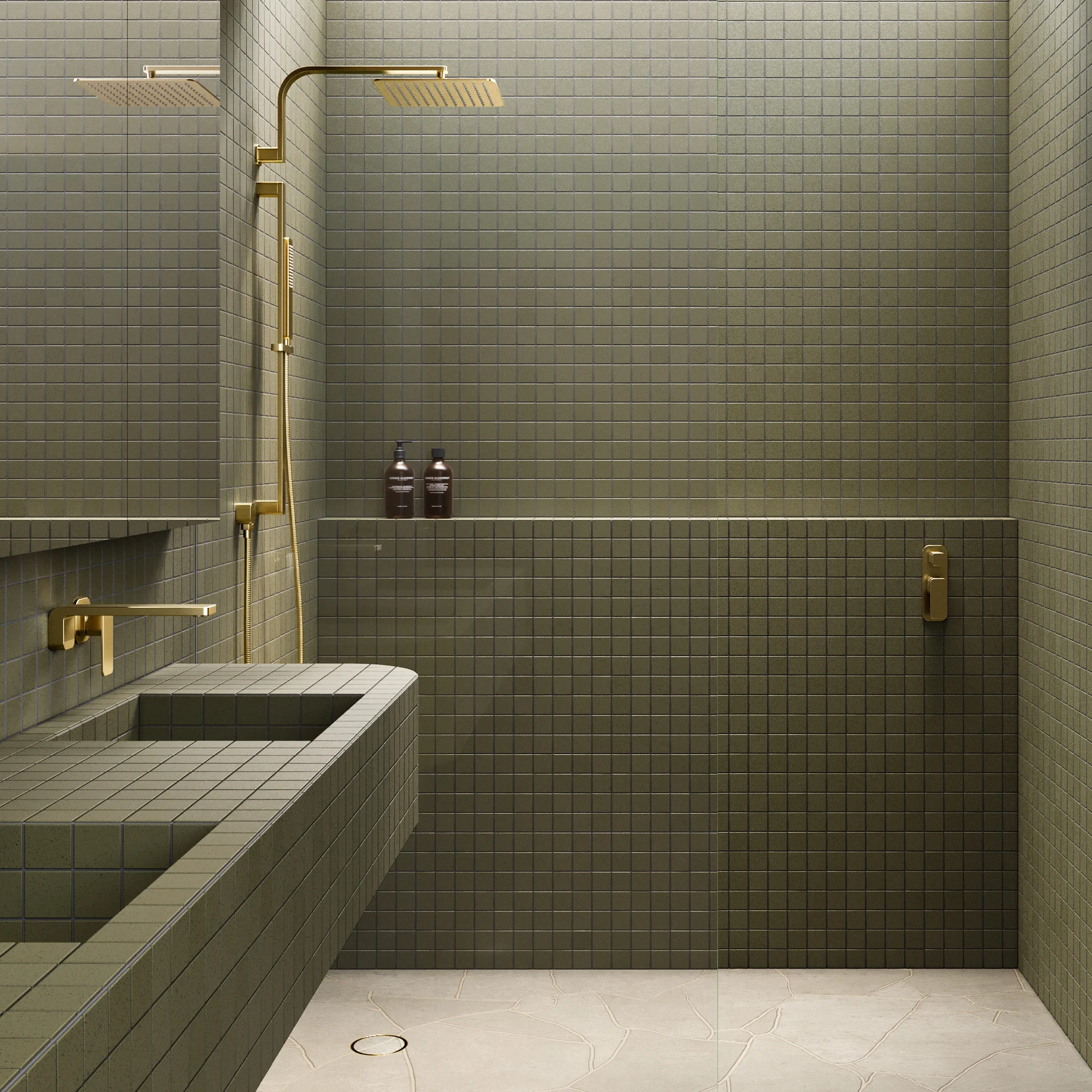 Shower Full%20Shot NESSO Shower%20Arm-Robe%20Hook BB