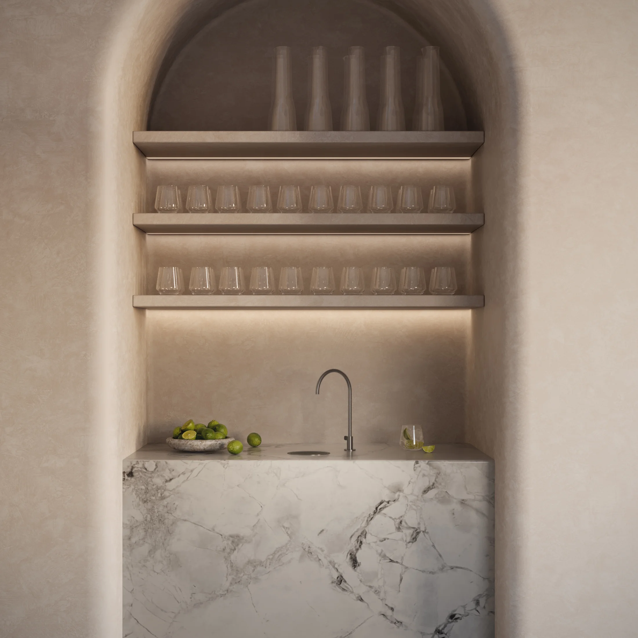 Mini Water Filter Tap Commercial V1 BG
