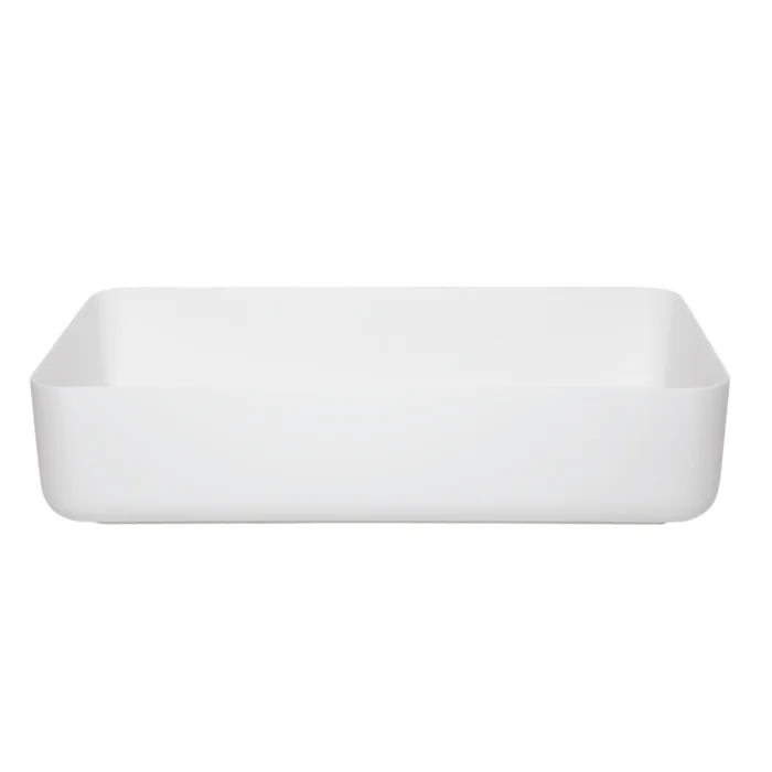 Frankie Basin Sink 600mm  Matte White - Feature