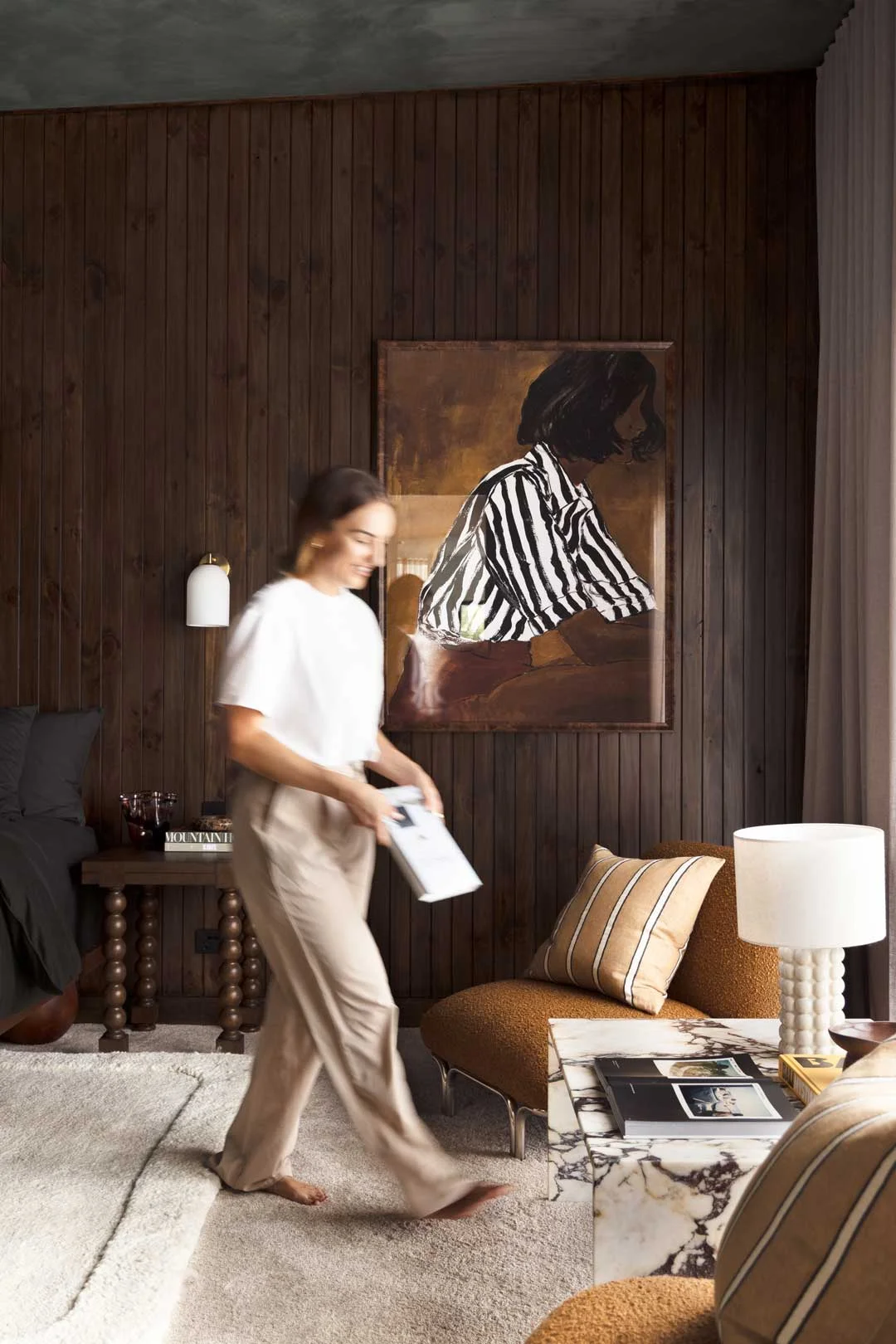 Property-Styling-Art-Deco-Bedroom-Walnut-Tones