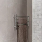 elysian heated towel ladder chrome
