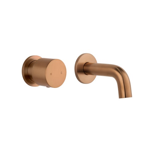 Milani Progressive Mixer & Mini Spout Set - Brushed Copper