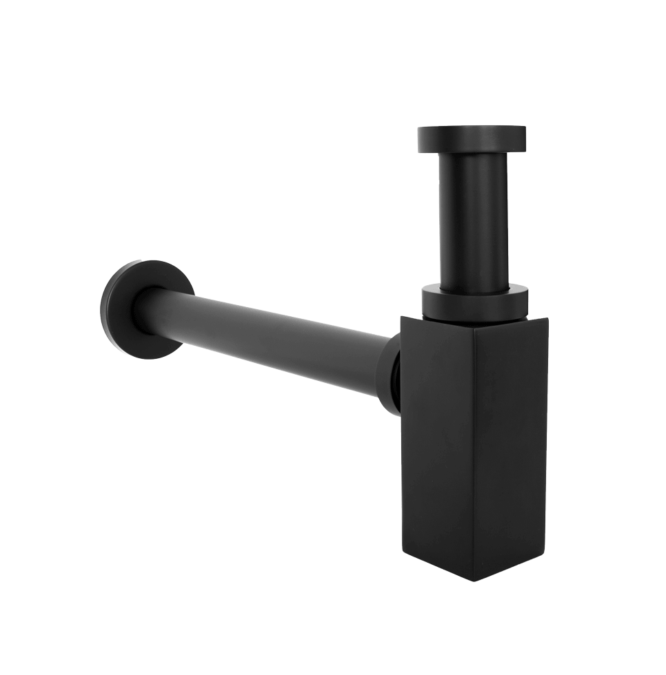 Marli Bottle Trap Square - Matte Black - Feature