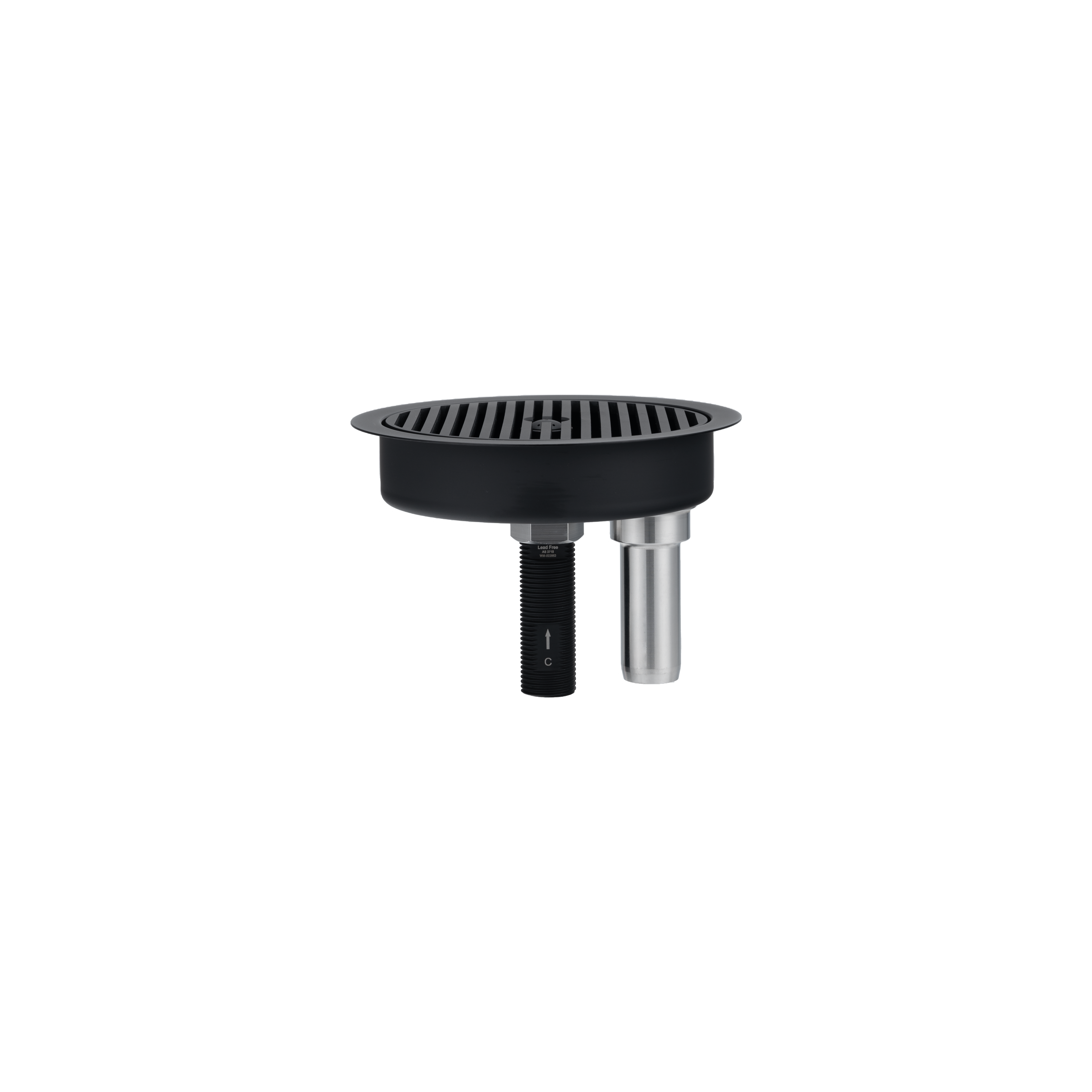 17380---Glass-Cleaner-with-Drain Front Matte-Black