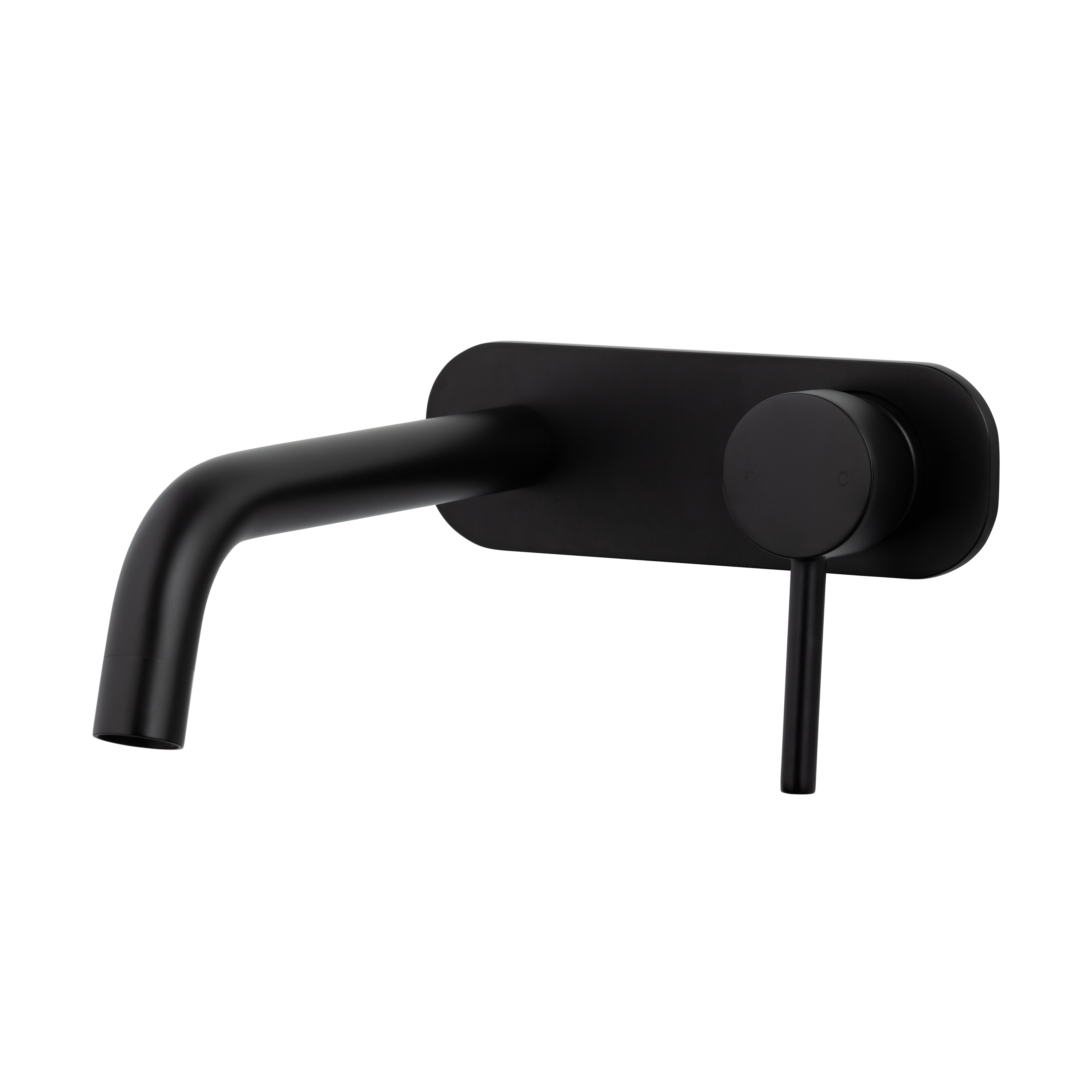 Elysian Minimal Wall Mounted Set - Matte Black