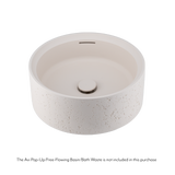 Atelis Concrete Basin Overflow Avi Waste Almond