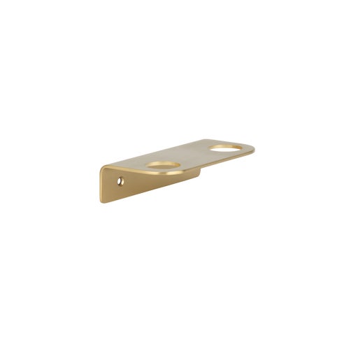 Lira Soap Bottle Holder - Double - Brushed Brass