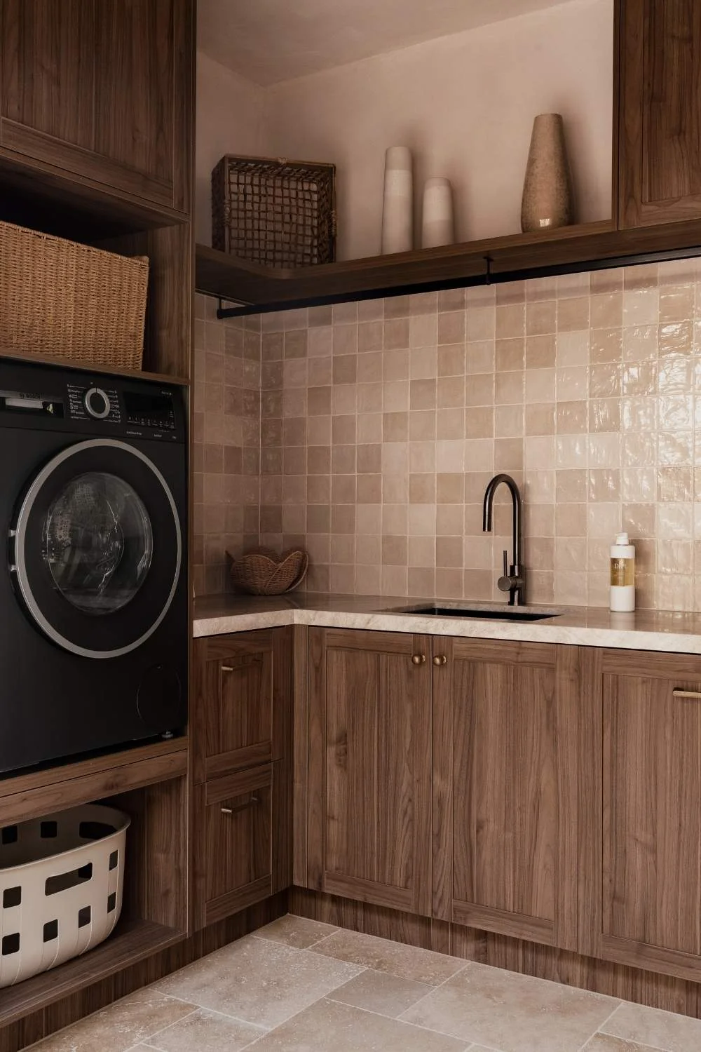 Casa Franc Modern Medeterranian Home Organic Laundry