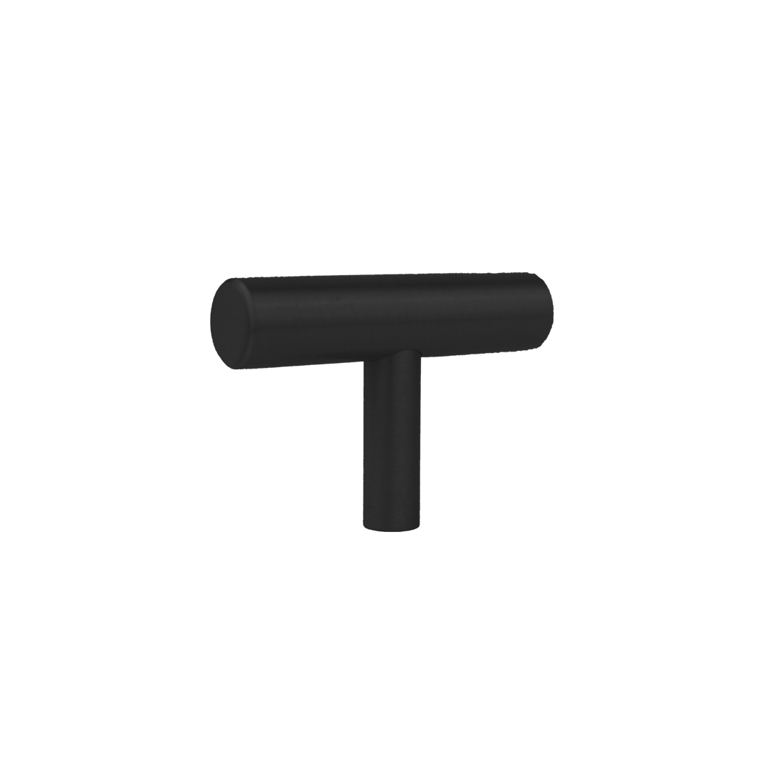 Tezra Cabinetry T Pull – Matte Black