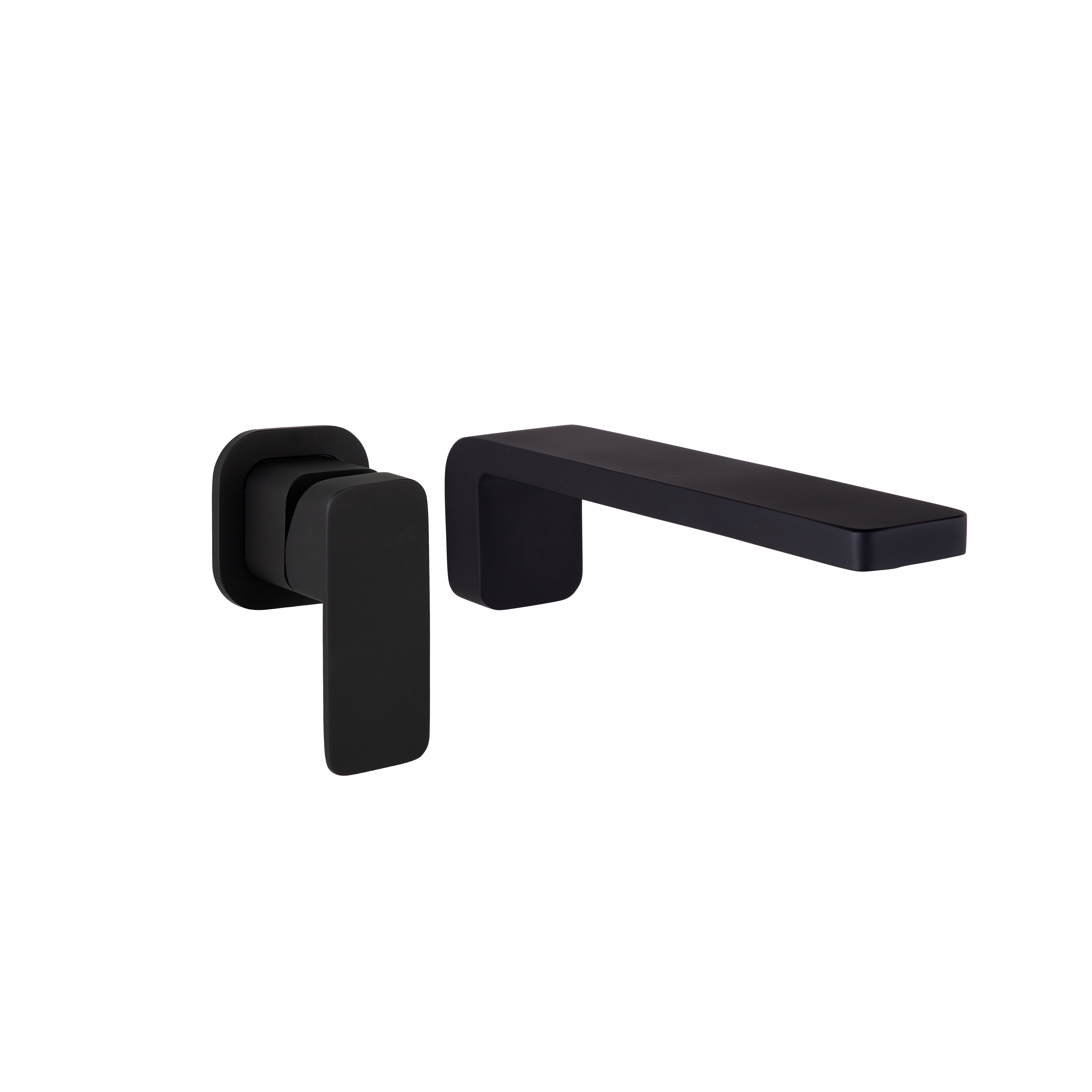 Nesso Minimal Mixer & Spout Set - Matte Black PVD