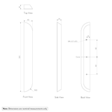 Pedra%20Curve%20Cabinetry%20Pull%20320mm Gallery%20Spec